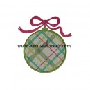 Boule de Noël Tartan #1